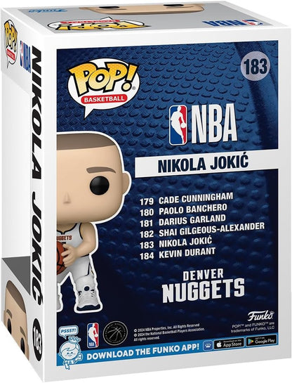 Funko Pop! NBA: Nuggets - Nikola Jokic - Collectable Vinyl Figure - Gift Idea - Official Merchandise - Toys for Kids & Adults - Sports Fans - Model Figure for Collectors and Display