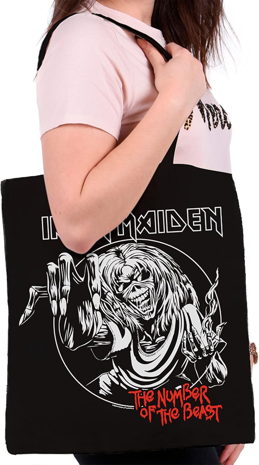 ABYSTYLE GB Eye Iron Maiden Eddie Logo Tote Bag