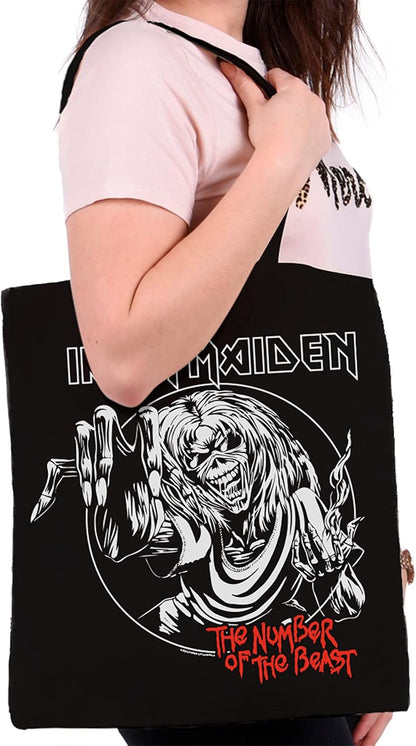 ABYSTYLE GB Eye Iron Maiden Eddie Logo Tote Bag