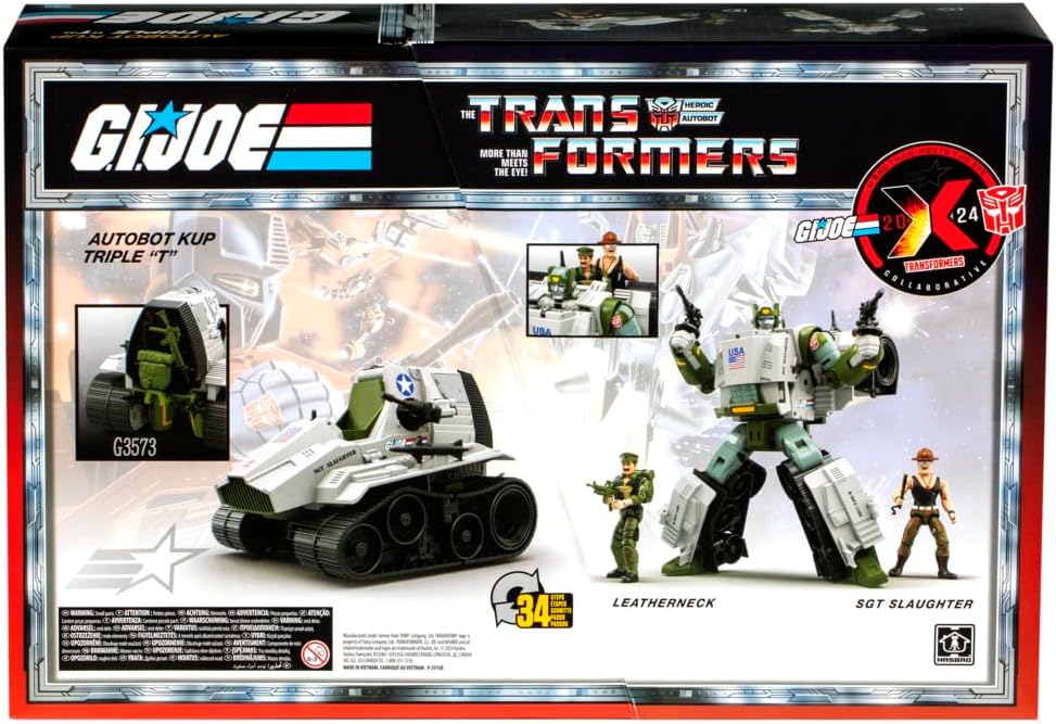 Transformers Collaborative G.I. Joe x Autobot Kup Triple T Action Figure