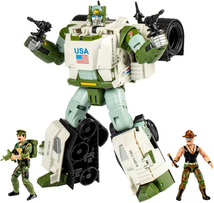Transformers Collaborative G.I. Joe x Autobot Kup Triple T Action Figure