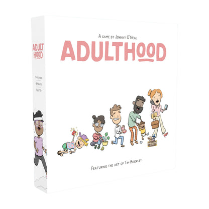 Brotherwise Games Adulthood – Relatable Life Strategy Board Game, Navigate Challenges of Growing Up, Fun for 2-4 Players, Ages 13+