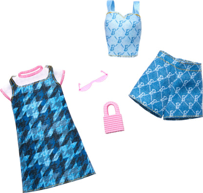 Barbie Fashion Pack - HRH45 - Pack of 2 Doll Clothes Outfits Barbie