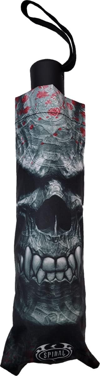 Spiral Goth Skull Unisex Ombrello Multicolore Poliestere