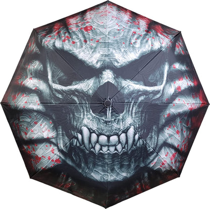 Spiral Goth Skull Unisex Ombrello Multicolore Poliestere