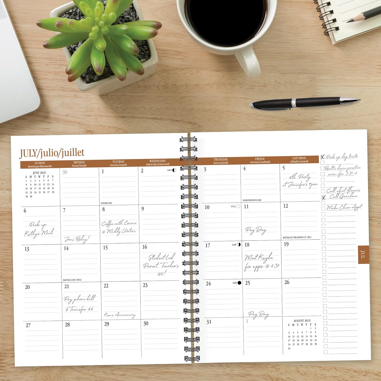 Starry Night 2025 6.5 X 8.5 Softcover Weekly Planner