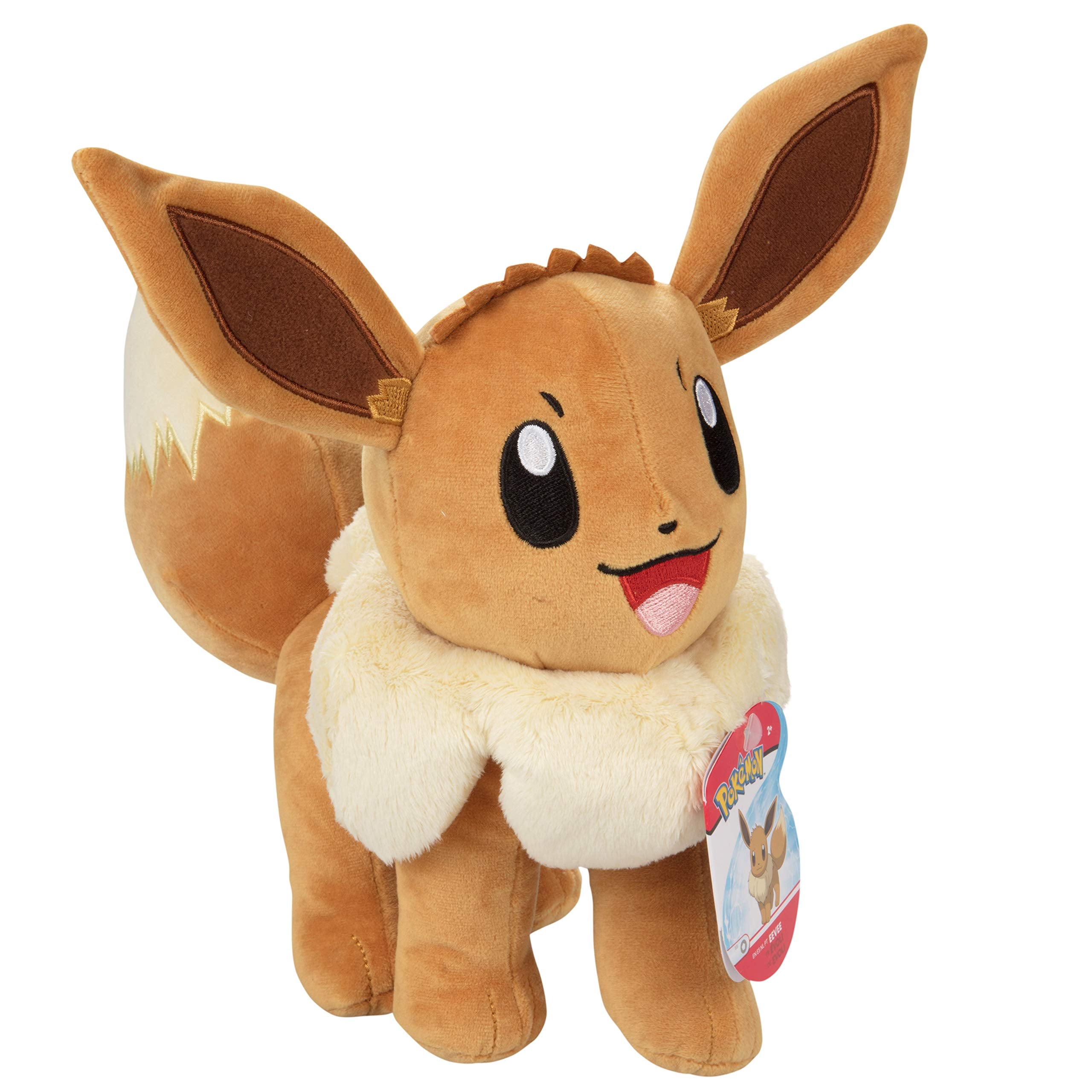 Pokémon PKW2456-30 cm Plüsch – Eevee, offizieller Plüsch
