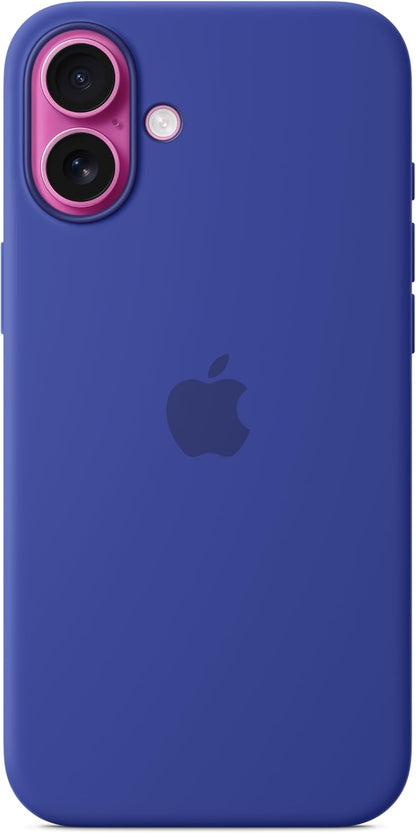 Apple - Back Cover For Mobile Phone - Magsafe Compatibility - Silicone - Ultramarine - For Iphone 16 Plus