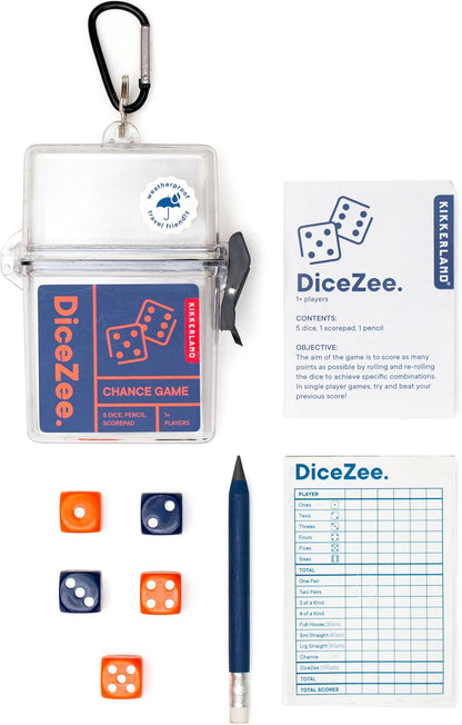 Kikkerland DiceZee Travel Game