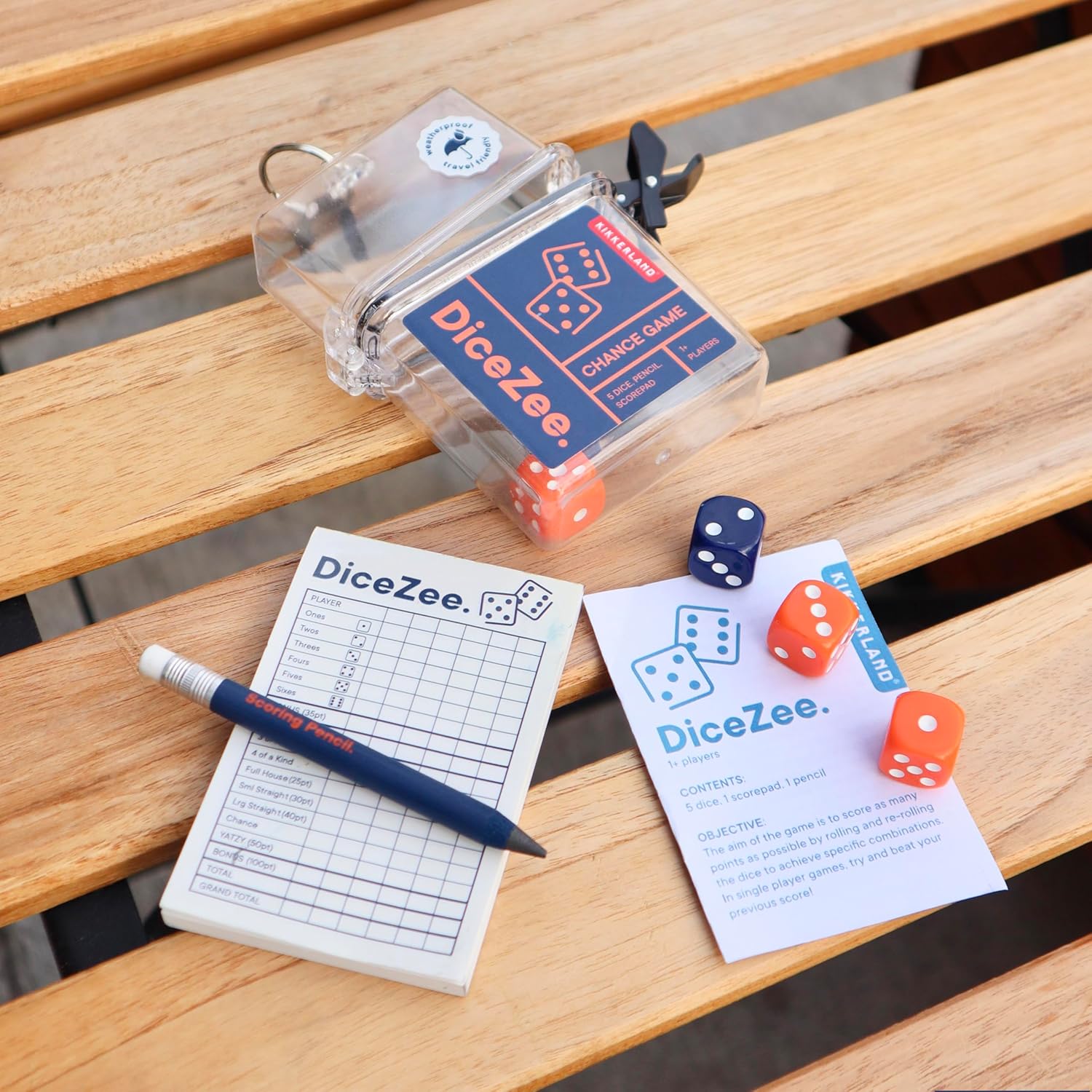 Kikkerland DiceZee Travel Game