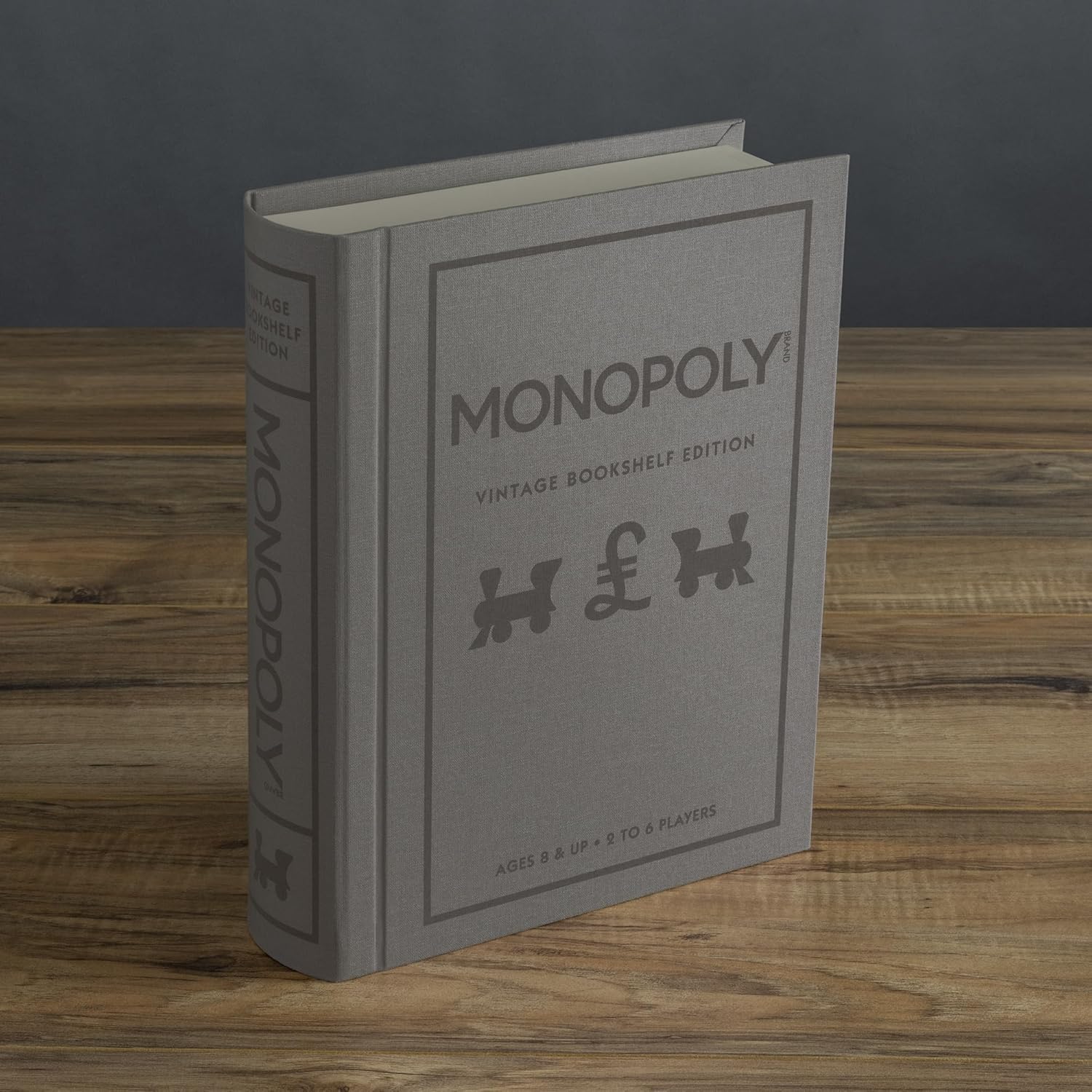 Monopoly Vintage Bookshelf Board Game UK Edition