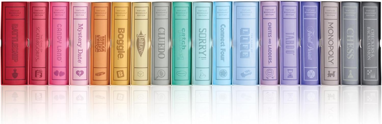 Monopoly Vintage Bookshelf Board Game UK Edition