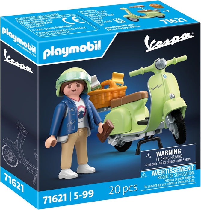 Playmobil: 71621 1969 Vespa 150 Sprint Veloce, Verde Chiaro