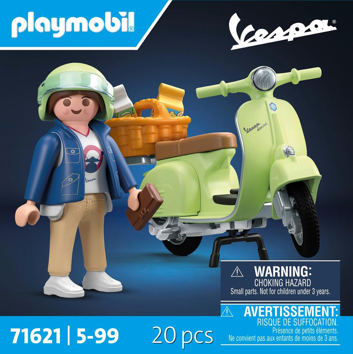 Playmobil: 71621 1969 Vespa 150 Sprint Veloce, Verde Chiaro