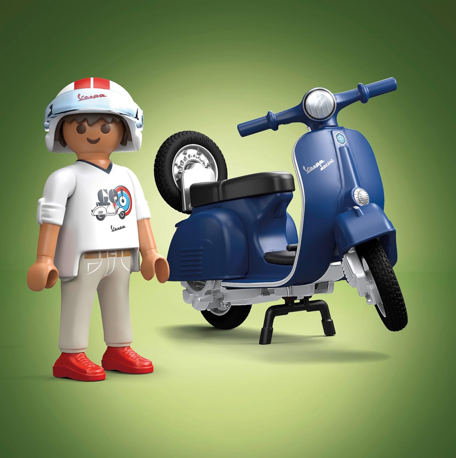 Playmobil - 1969 Vespa 150 Sprint Veloce, Blue (71622)