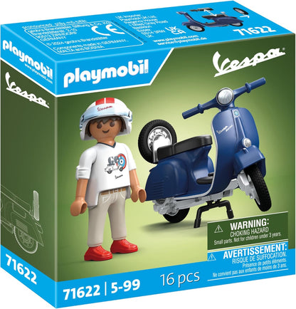 Playmobil - 1969 Vespa 150 Sprint Veloce, Blue (71622)