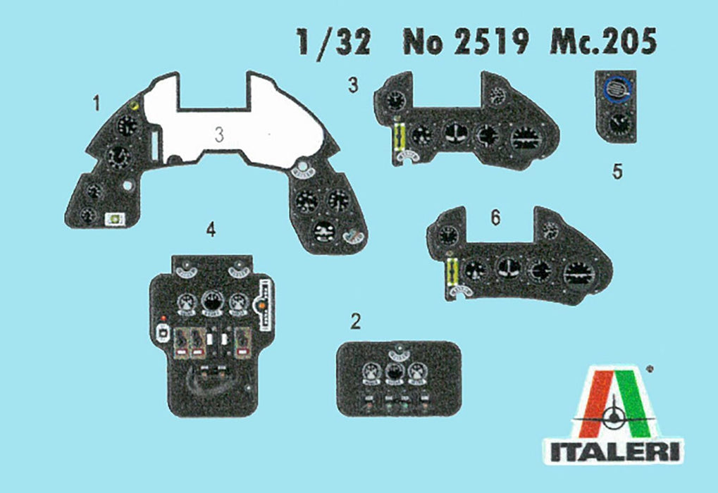 ITALERI IT2519JP 1/32 WW2 ITALIAN MAKI MC.205 BERTRO Japanese Instruction Manual Plastic Model (Airplane