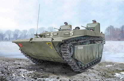 Italeri 6752 1:35 LVT-4 Water Buffalo, Stand Model Building, Crafts, Hobby, Gluing, Plastic, Detailed Military Kit, Tank 1:56