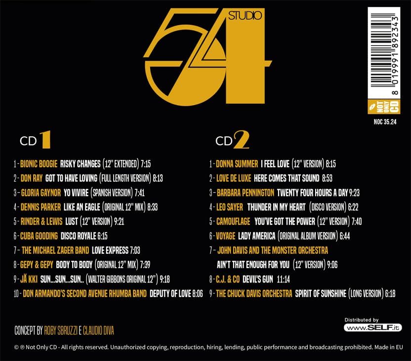 Studio 54 Music Inspired By Iconic 70 New York Club