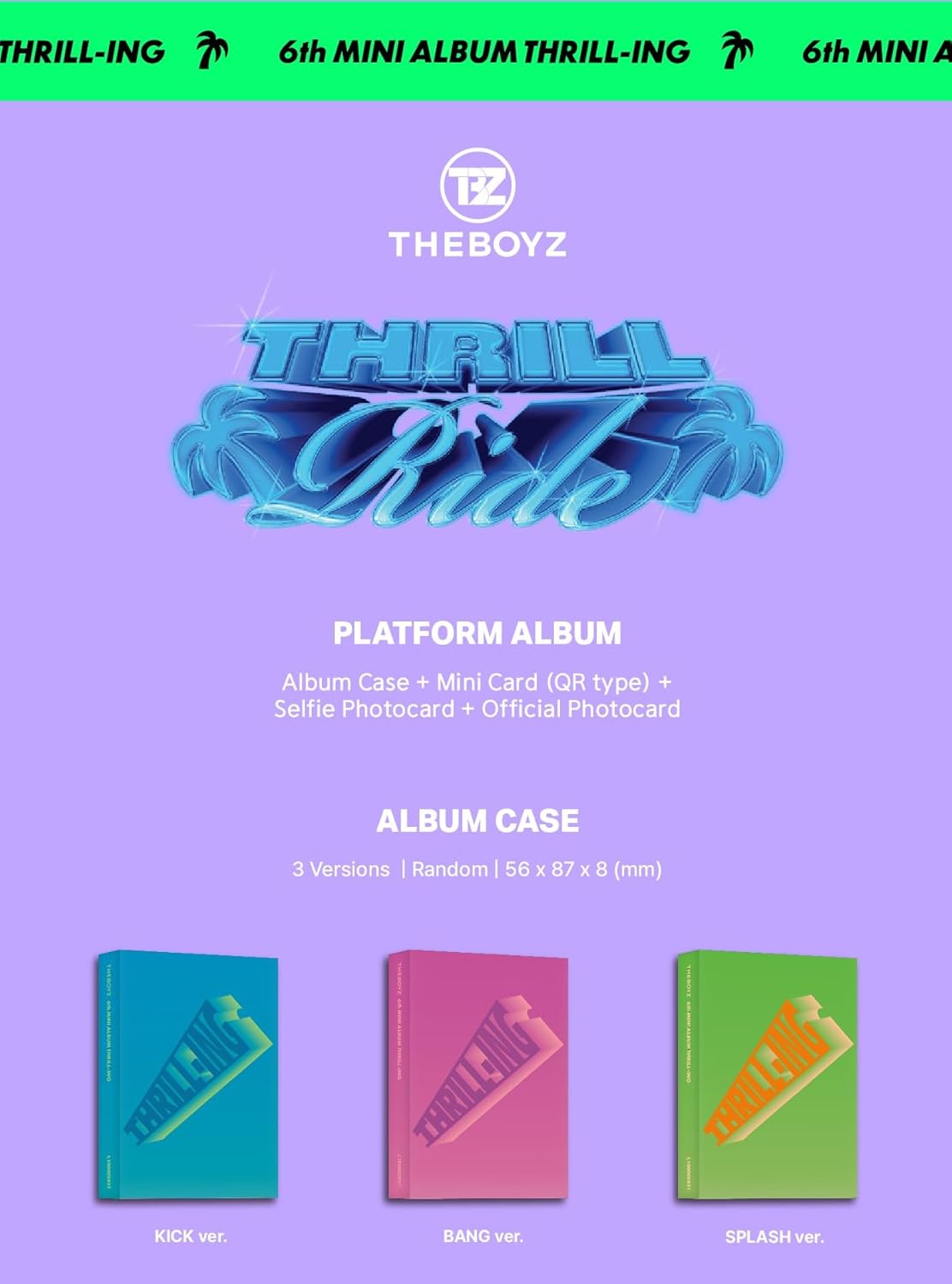 The boyz - Thrill-ing (6th mini album) [platform ver.] (Digital Only: DC)