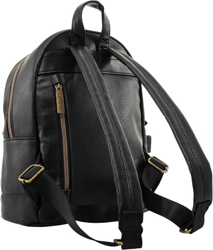 Pyramid Internationa Harry Potter, GRYFFINDOR, HUFFLEPUFF, RAVENCLAW & Dark Arts Fashion Backpack - Luxury Faux Leather, Unique Lining, Matching Zipper Accessory, Inner & Outer Pockets, Bold & Edgy