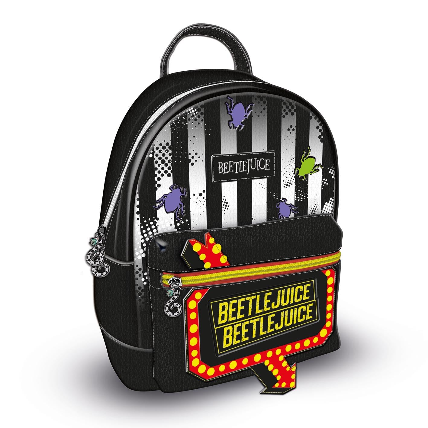 Pyramid International ONE PIECE (LUFFY) Fashion Backpack - Luxury Faux Leather, Unique Lining, Matching Zipper Accessory, Inner & Outer Pockets, Durable & Lightweight, A Must-Have for One Piece Fans