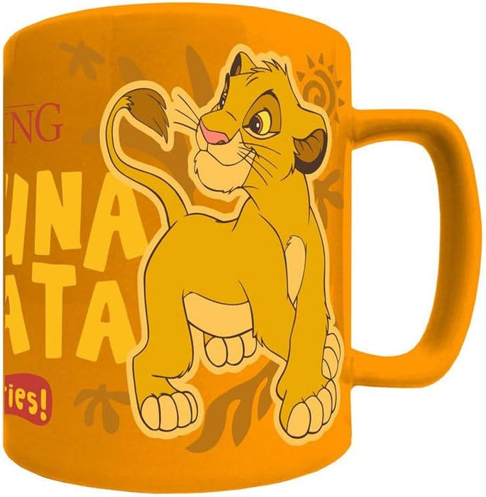 Pyramid International FZMG2400992 THE Lion King (Simba Smiling FACE) Fuzzy Mug, Multicolor, One Size