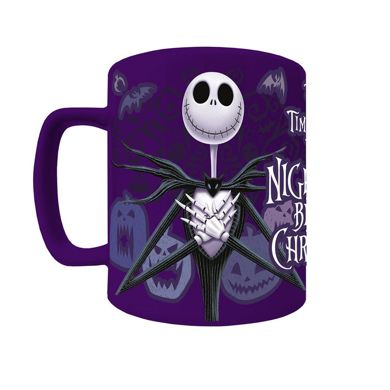 Pyramid Tazza fuzzy International NIGHTMARE BEFORE CHRISTMAS (JACK) – iconico design Jack Skellington, adatta per bevande calde e fredde, impugnatura comoda, resistente e adatta al microonde