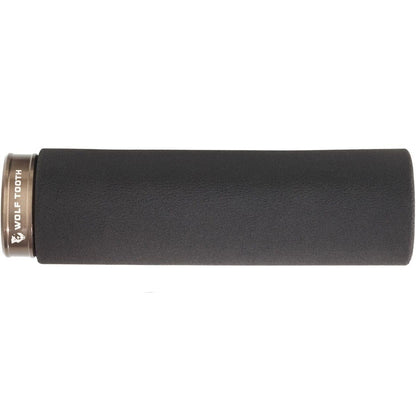 Wolf Tooth Components Lock-On Fat Paw Grip Black Grip W/ Espresso Collar, One Size