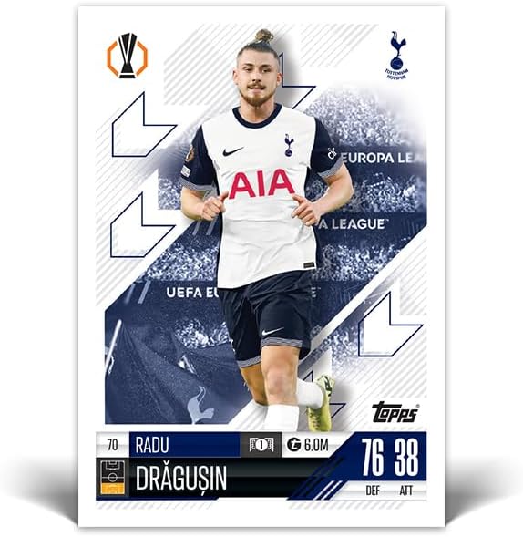 Topps Match Attax 24/25 - Advent Calendar - 120 Match Attax cards including 24 all new Festive cards plus a guaranteed new and exclusive Gold-Edge card!