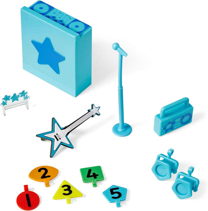 Learning Resources Numberblock Five’s Magical Superstar Stage, Toys for 3 Year Old Boys and Girls, Deluxe Playset with Five Figure Included