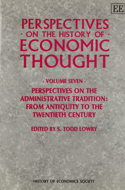 PERSPECTIVES ON THE HISTORY OF ECONOMIC THOUGHT