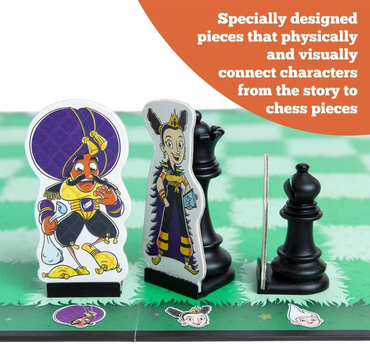 Story Time Chess - Beginners Chess, Kids Chess Set with Book, Chess Game, Traditional Learning Board Games for Boys & Girls Ages 3-103