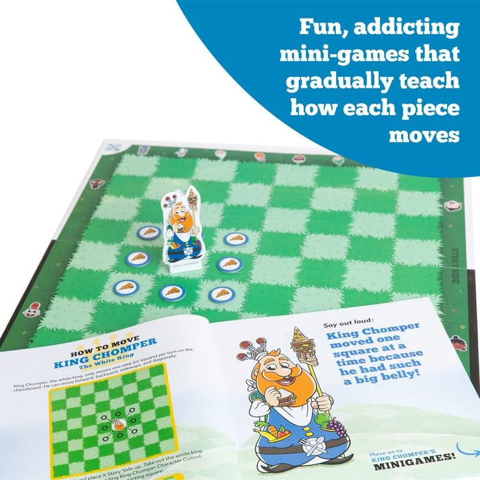 Story Time Chess - Beginners Chess, Kids Chess Set with Book, Chess Game, Traditional Learning Board Games for Boys & Girls Ages 3-103