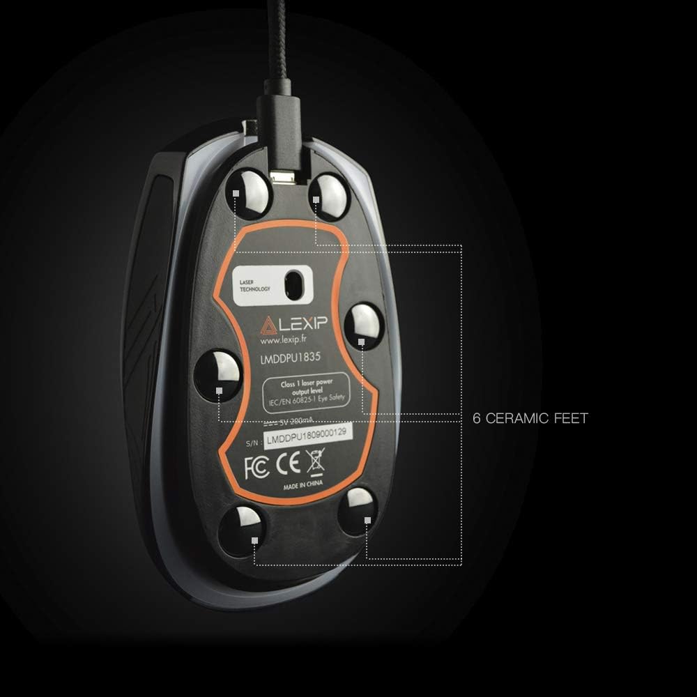 LEXIP PU94 3D WIRED MOUSE