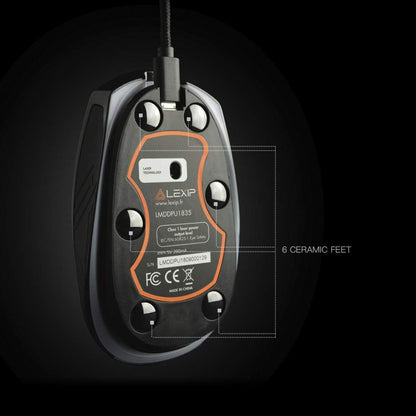 LEXIP PU94 3D WIRED MOUSE
