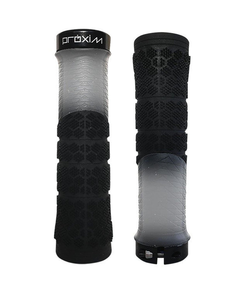 Prologo X-Shred Handlebar Grips, Black/Grey