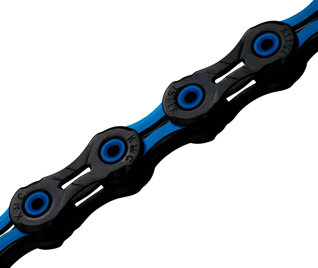KMC Bicycle Chain X10sl DLC 10-FA 116 Link Black/Blue