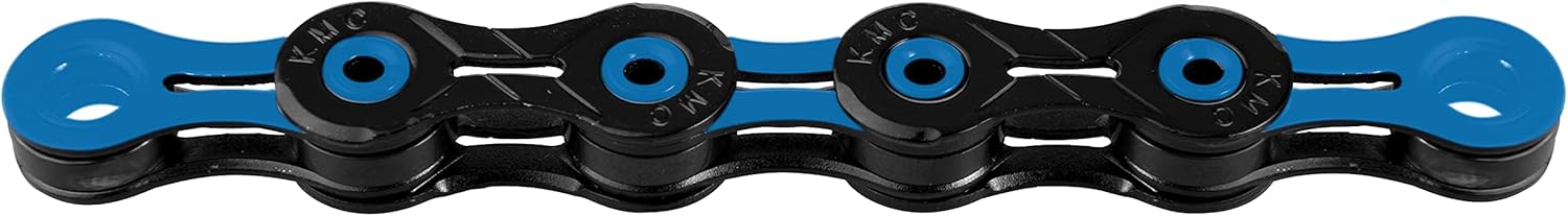 KMC Bicycle Chain X10sl DLC 10-FA 116 Link Black/Blue