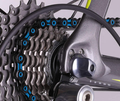 KMC Bicycle Chain X10sl DLC 10-FA 116 Link Black/Blue