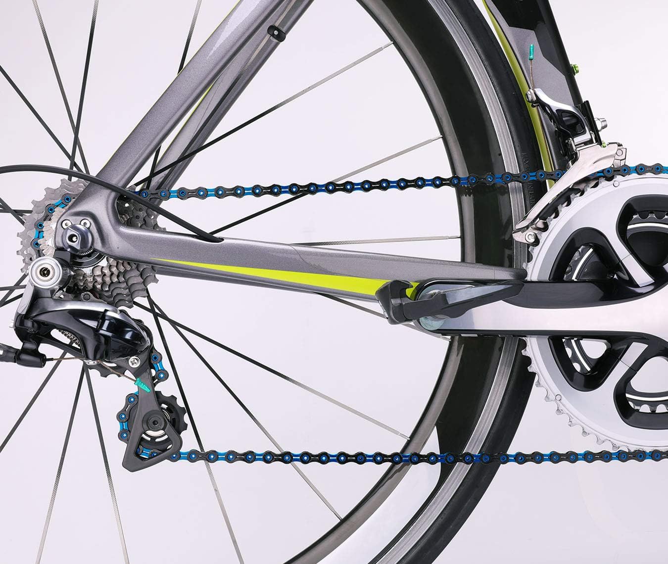 KMC Bicycle Chain X10sl DLC 10-FA 116 Link Black/Blue