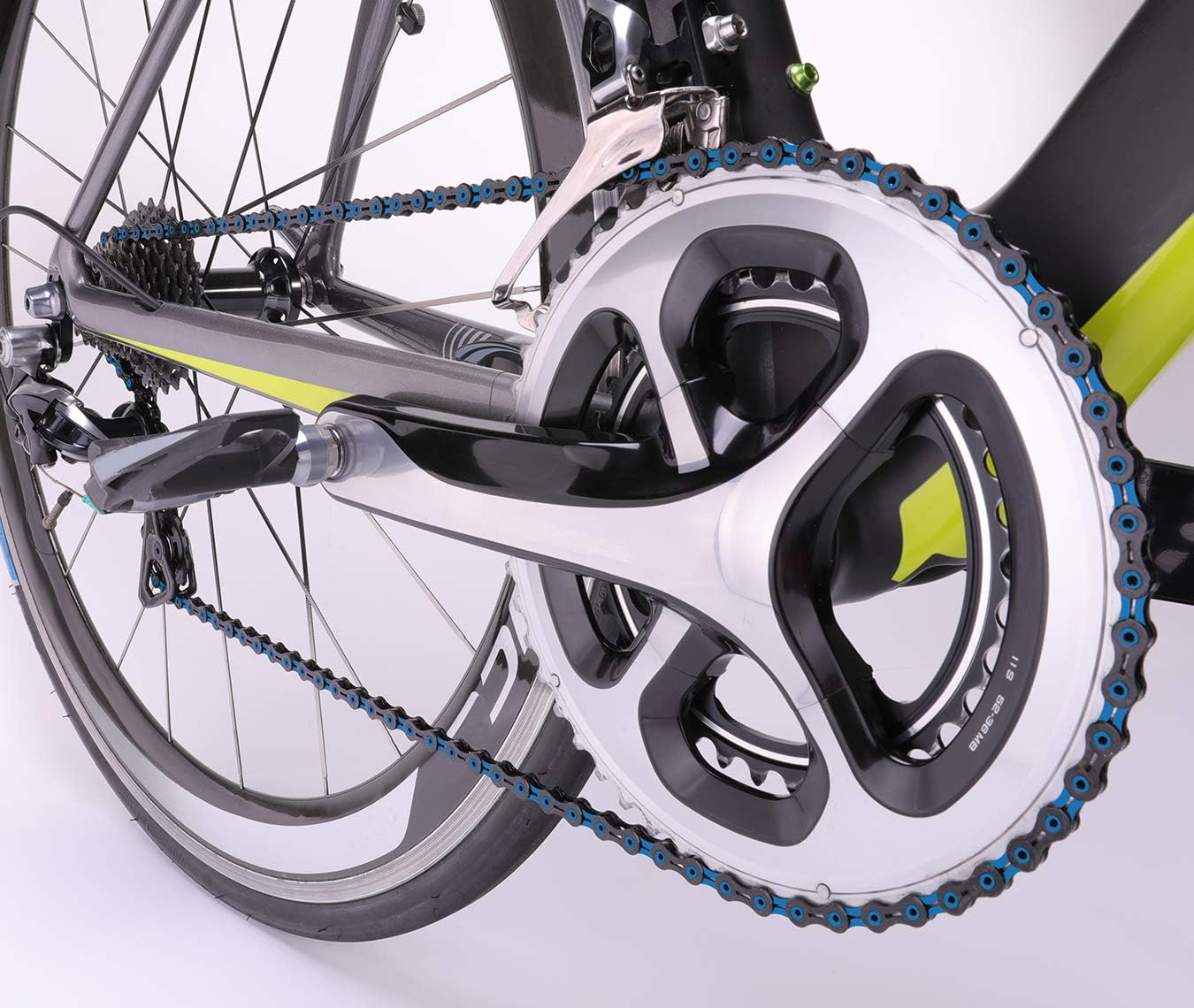 KMC Bicycle Chain X10sl DLC 10-FA 116 Link Black/Blue