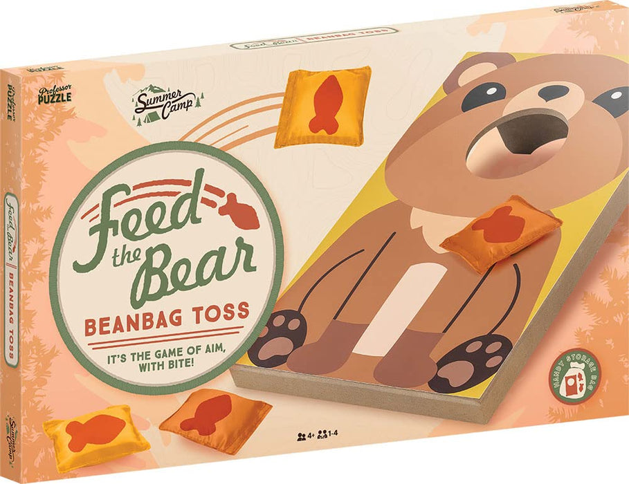 Professor PUZZLE Puzzle | Feed the Bears Bean Bag Toss | Board Game | Ages 4+ | Players, PROSCG7935, Brown, Outdoor Collection