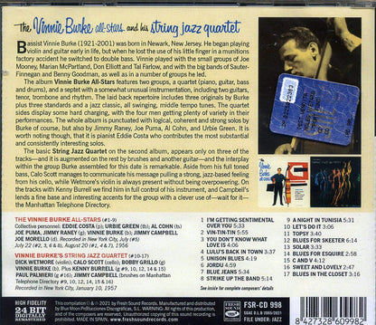 Vinnie Burke All-Stars - And His String Jazz Quartet