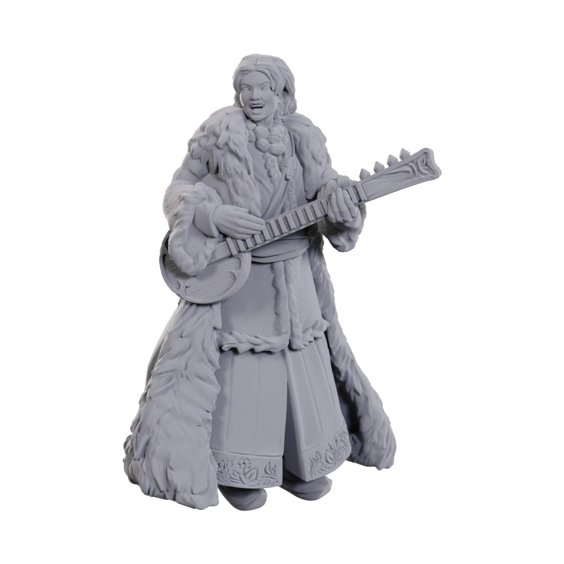 WizKids Dungeons & Dragons Nolzur's Marvelous Miniatures Ansalon Human Bard | Unpainted Miniatures | Wave 23 Plastic Ansalon Human Bard