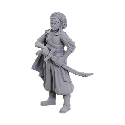WizKids Dungeons & Dragons Nolzur's Marvelous Miniatures Ansalon Human Rogue | Unpainted Miniatures | Wave 23