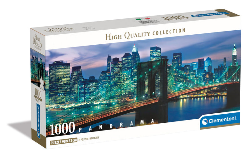 New York Brooklyn Bridge - Panorama (Compact Box 1000 Stukjes)
