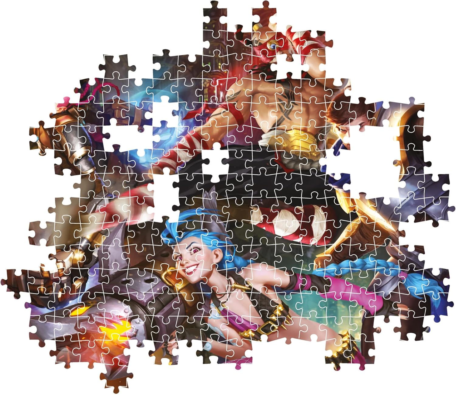 Clementoni Jigsaw Puzzle League Of Legends 500 Pieces - Gaming Collection, Poster Included, Puzzle For Adults 14-99 Years, Gift For Men/Women, Game, Made In Italy, 35559