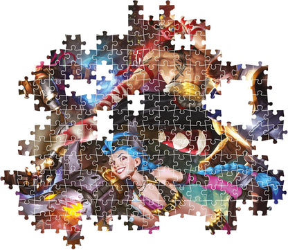 Clementoni Jigsaw Puzzle League Of Legends 500 Pieces - Gaming Collection, Poster Included, Puzzle For Adults 14-99 Years, Gift For Men/Women, Game, Made In Italy, 35559