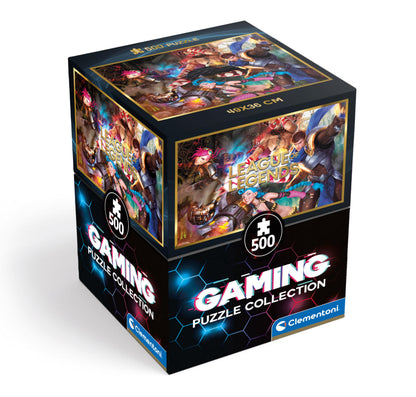 Clementoni Jigsaw Puzzle League Of Legends 500 Pieces - Gaming Collection, Poster Included, Puzzle For Adults 14-99 Years, Gift For Men/Women, Game, Made In Italy, 35559